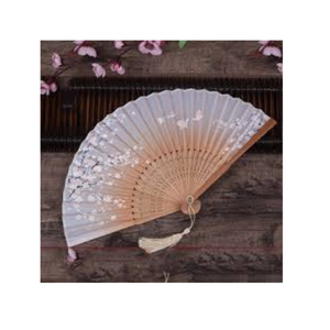 2024 vente en gros de papier à main pliant personnalisé de haute qualité/ventilateur en bambou pour exportateur - Product Image 1