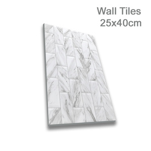 Carreaux muraux en céramique numérique effet brique 250x400mm, carreaux imprimés par jet d'encre brillants pour cuisine et salle de bain - Product Image 4