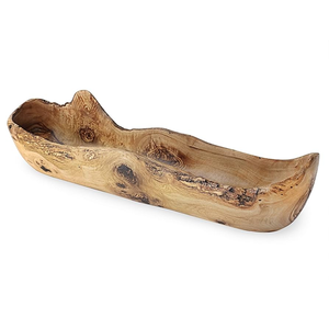 Eco-Friendly <b>Household</b> Wooden Dough Bowl Decorative <b>Candle</b> Base Handmade Wood Bowl with handle top design - Product Image 6
