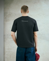 T-shirt imprimé à manches courtes et col rond pour homme, coupe ample, style décontracté, en coton et polyester tricoté, anti-plis, respirant