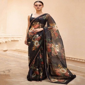 Diseñador pesado fiesta saris - Product Image 2