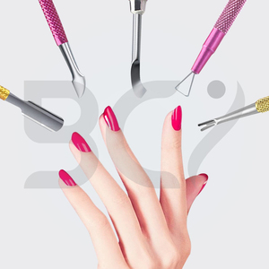 3 pièces Pousse-cuticules en acier inoxydable de haute qualité Colorful and Best Material OEM Service Available - Product Image 6