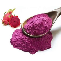 Poudre de fruit du dragon rouge lyophilisée de qualité supérieure pour l'alimentation, fabriquée par le producteur