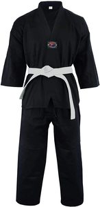 Traje de Karate blanco liso de alta calidad para mujer, ropa de entrenamiento de algodón para Judo, Taekwondo, venta al por mayor, uniforme de práctica de artes marciales - Product Image 2