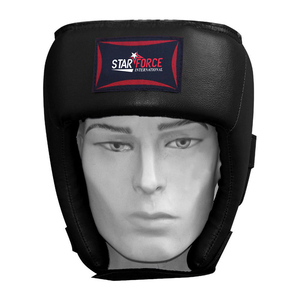 100% Material de cuero genuino hecho protectores de cabeza de Boxeo/protectores de cabeza de ajuste cómodo de longitud regular - Product Image 3