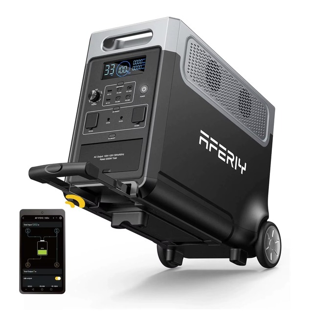 AFERIY 3300w/3600w 3840Wh Portable Power Station Home Emergency Lithium Battery Power Backup