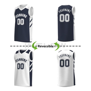 100% ropa de baloncesto de poliéster diseño personalizado baloncesto Jersey uniformes conjuntos equipo juvenil patrón sublimación - Product Image 2
