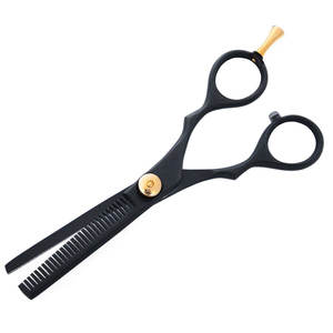 Matériel à haute teneur en carbone d'acier inoxydable de ciseaux amincissants de coiffure professionnelle - Product Image 3