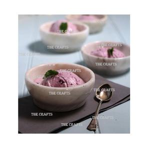 Cuenco de mármol de diseño admirable con cuenco de servicio de la mejor calidad para helado, chocolate y desierto - Product Image 1
