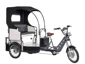 Tricycle à passagers à cadre en aluminium alimenté par l'énergie solaire - Transport urbain confortable et écologique - Product Image 6