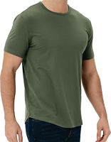 T-shirt à manches courtes pour homme Crew Fitness, logo imprimé numérique de qualité supérieure, 100% polyester, séchage rapide, respirant, 200g, élégant