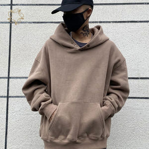 Sudadera con capucha de lana de algodón de bambú para hombre, jersey de calle, Sudadera con capucha de algodón orgánico para hombre, sudaderas y sudaderas personalizadas - Product Image 3