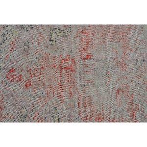 Tapis turc vintage, tapis de 4,6 x 3,8 pieds, tapis à accents floraux rouges - Product Image 5