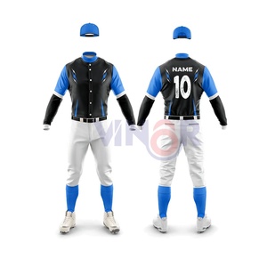 Uniforme de béisbol con logotipo personalizado, material de poliéster, superventas, diseño de etiqueta privada, uniformes de béisbol a la venta - Product Image 1