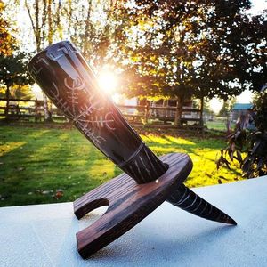 Tasse rustique Viking Drinking Horn pour Ale & Beer - Product Image 4