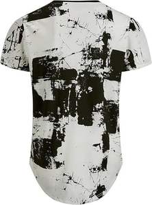 เสื้อยืดผ้าแคนวาสทรงหลวมแบบดรอปโชลเดอร์ สไตล์สตรีทแวร์ ลุคย้อนยุค ซักย้อมสีแบบแอซิดวอช ระบายอากาศได้ดี เป็นมิตรกับสิ่งแวดล้อม สำหรับผู้ชาย รับผลิตตามสั่งขายส่ง - Product Image 3