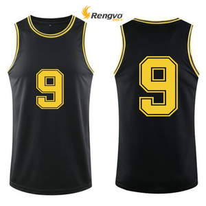 Camisetas de Baloncesto Personalizadas de Talla Grande Unisex, Transpirables, de Secado Rápido, 100% Poliéster, Estilo Retro Universitario para Adultos - Product Image 2