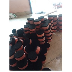 Brocha de afeitar de cuerno, pelo de cola de búfalo de ganado de color negro mezclado para hacer brochas - Product Image 1