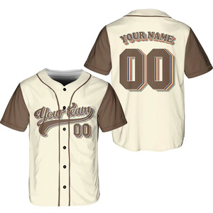 Maillot de baseball à rayures respirant personnalisable Design par sublimation pour vêtements de softball Maillot de baseball en matériau de haute qualité - Product Image 3