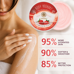 Crème Corporelle Hydratante Premium Fraise et Crème de Luxe – Soin Nourrissant pour une Peau Douce, Lisse, Veloutée et Soyeuse - Product Image 2
