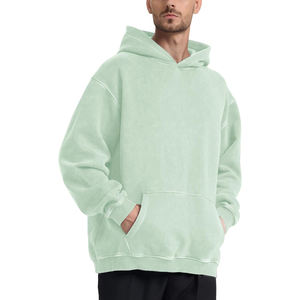 Sweat-shirt tendance et confortable personnalisable de haute qualité pour homme Service OEM Sweat à capuche vieilli - Product Image 5