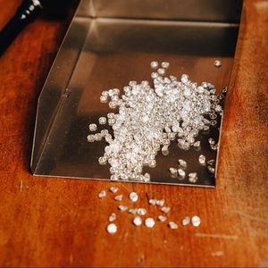 200 Piece 1mm/1 Carat Lab Grown Diamonds DEF/VVS-VS White With Diamond Cut for Engagement <b>Ring</b> Jewelry - Product Image 3