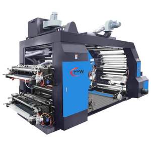 Machine d'impression flexographique entièrement automatique pour sacs de ciment de 30 pouces, 10 couleurs, fabriquée en Inde, avec guide électronique de ruban et freinage automatique, 80 m/min - Product Image 2