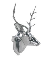 Tête de taureau décoration murale Figurine Multi Occasion répondre à n'importe quelle condition matériau de haute qualité finition longue durée nickelage