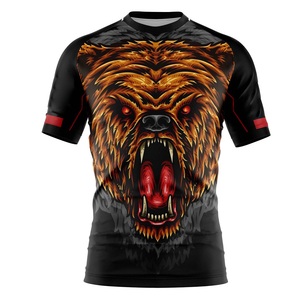 High Quality OEM Design Sports Compression <b>Rash</b> <b>Guard</b> Full Custom Sublimation MMA <b>Rash</b> <b>Guard</b> Top Quality <b>Bjj</b> Protection - Product Image 6