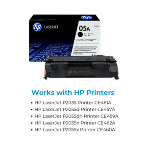 Cartouche de toner noir HP Original pour LaserJet 05A (CE505A) compatible avec divers modèles HP - Product Image 4