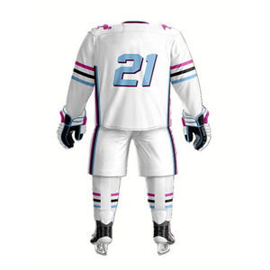 Uniforme de maillot de hockey sur glace personnalisable pour adultes La nouvelle arrivée en différentes couleurs comprend le nom de l'équipe Service OEM - Product Image 6