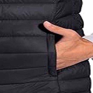 Veste longue matelassée pour homme, prix raisonnable, chaude pour l'hiver, vêtement décontracté, 100% polyester, veste matelassée à capuche - Product Image 2