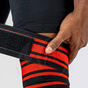 Rodilleras personalizadas de neopreno/algodón, envolturas para Fitness y entrenamiento, Unisex, OEM - Product Image 6