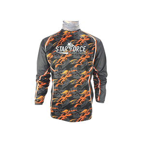 Camisa de pesca con logotipo personalizado al por mayor con protección solar UPF 50 diseño de sublimación impermeable nuevo logotipo camisa de pesca - Product Image 1