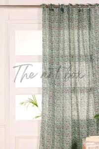 ม่านหน้าต่างผ้าฝ้ายพิมพ์ลายดอกไม้ทันสมัยม่านแขวนทึบทันสมัยสำหรับตกแต่งห้องนั่งเล่นและห้องนอนขายส่งสำหรับบ้านและโรงแรม - Product Image 4