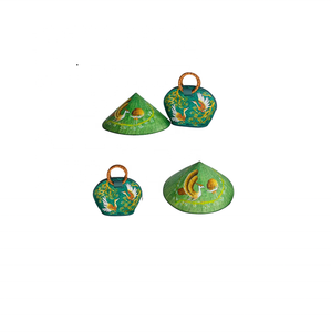 Bolsas de bambú hechas a mano de Vietnam/bolsas de playa de algas marinas de color con logotipo de pintura/bolsa de verano de paja para regalo de mujer - Product Image 3