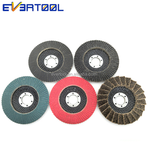 Disco de Lijado Abrasivo de Carburo de Silicio EVERTOOL con Respaldo de Tela Flexible y Láminas Angulares Especiales - Product Image 1