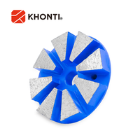 Disque abrasif à liant métallique efficace de 3 pouces Outils de meulage personnalisés OEM pour béton et terrazzo