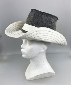 Sombrero Vaquero Occidental de Cuero Elegante, Unisex, Ajustable, Estilo Country, para Conciertos, Actividades al Aire Libre, Fiestas y Deportes - Product Image 3