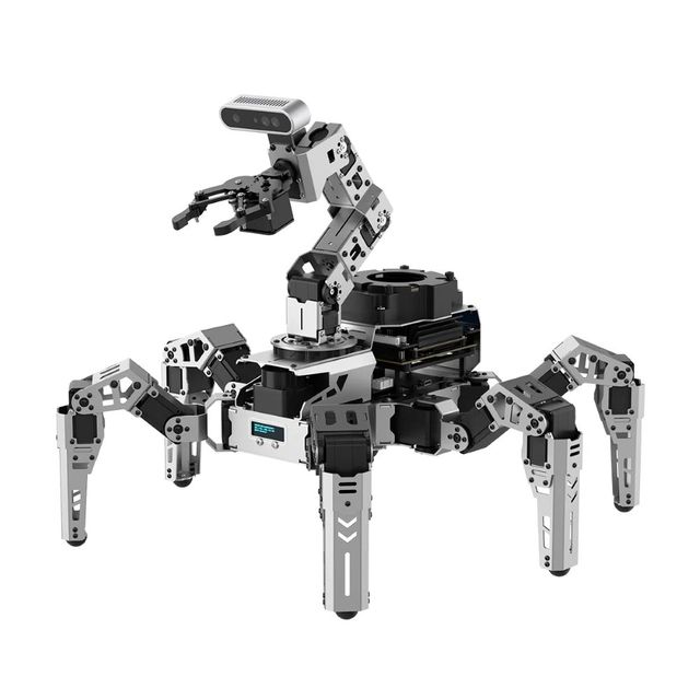 RoSpider AI Bionic Robot Spider Open Source Hexapod Robot with Voice & App Control for Secondary Development