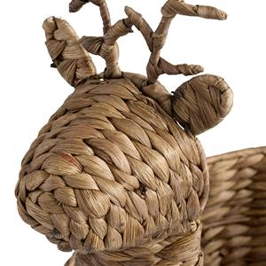 Panier en rotin tissé en forme de cerf Organisateur décoratif fait à la main pour la maison ou la chambre d'enfants - Product Image 4