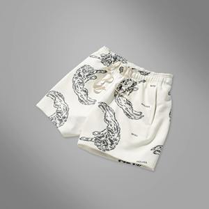 กางเกงขาสั้นออกกำลังกายแบบลำลองสำหรับผู้ชายกางเกงขาสั้นออกกำลังกายแบบฮาวายสุดเท่แฟชั่นฤดูร้อนสำหรับนักกีฬาฟิตเนสปรับแต่งโลโก้ได้ตามต้องการ - Product Image 3