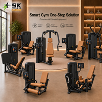 Solutions de salle de sport intelligentes SK One Stop avec écran de 15,6 pouces, équipement de fitness commercial complet, machine d'entraînement de force numérique IA