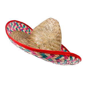 Chapeau mexicain à larges bords à la mode et à la mode avec multicolore pour la fête et le festival 2024 - Product Image 1