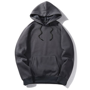 High Quality Custom Logo Pullover <b>Oversize</b> <b>Hoodie</b> for <b>Men</b> New Fashion 100% Cotton Plain Hoodies Wholesale for Winter Season - Product Image 2
