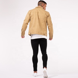 แจ็กเก็ตยีนส์ของผู้ชายผ้าฝ้ายระบายอากาศได้ดีสำหรับใช้กลางแจ้งในฤดูหนาว - Product Image 6