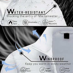 2025แจ็คเก็ตหนาคอตั้งสำหรับผู้ชายเสื้อโค้ทบุนวมลำลองสำหรับฤดูหนาว - Product Image 3