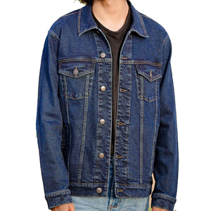 100% Cotton <b>Denim</b> <b>Jackets</b> Men Casual Solid Color Pocket Thin <b>Jacket</b> For Men Style High Quality Clothing <b>Denim</b> <b>Jacket</b> For Man - Product Image 1