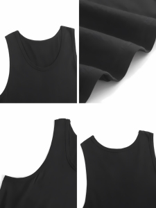 Canotta personalizzata da uomo a trasferimento termico morbida camicia senza maniche in cotone personalizzata con POD locale - Product Image 4
