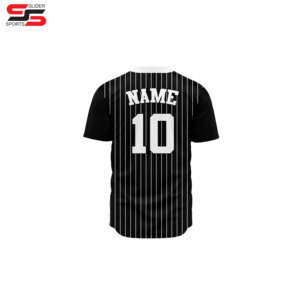 Haute qualité 100% Polyester unisexe respirant évacuation de l'humidité couleur bloc manches courtes Sublimation Sport chemise Baseball Jersey - Product Image 2